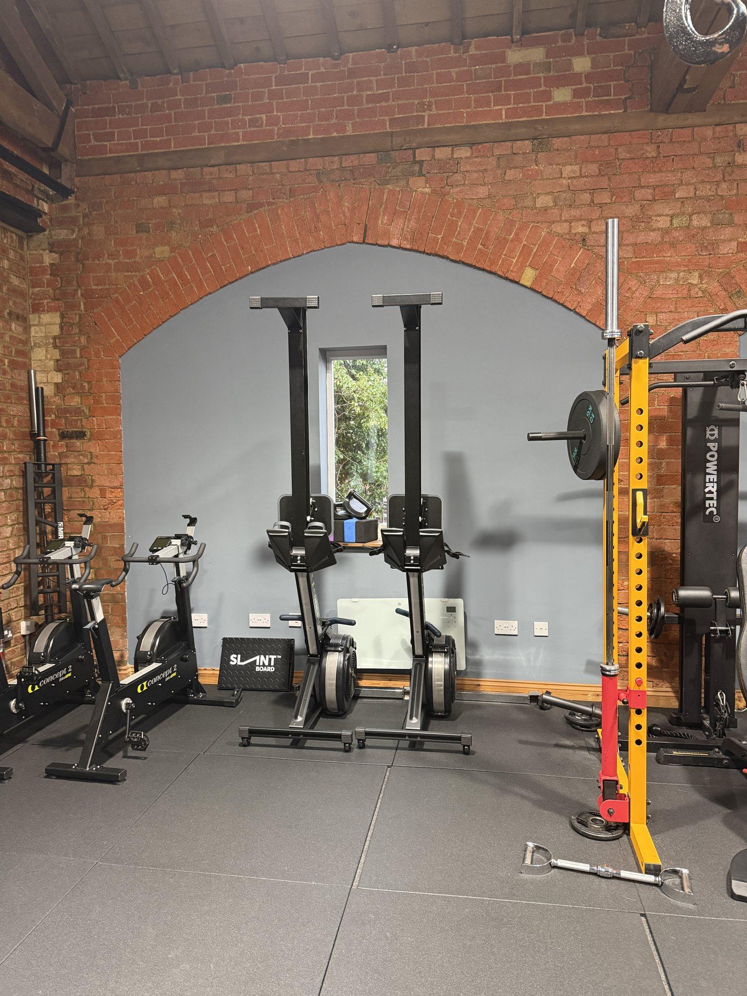 The Concept 2 corner at The Engine Shed
