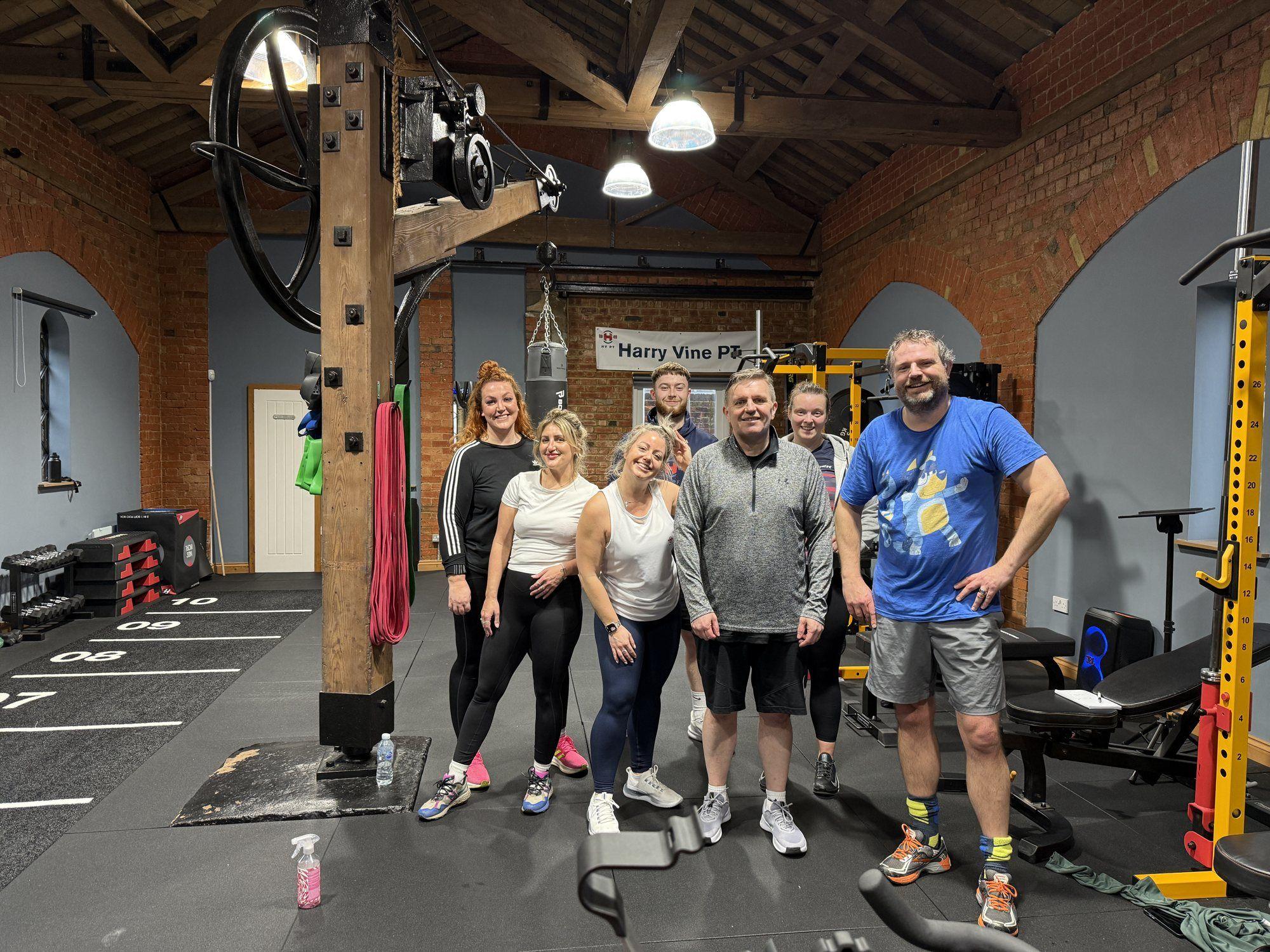 A group session at The Engine Shed