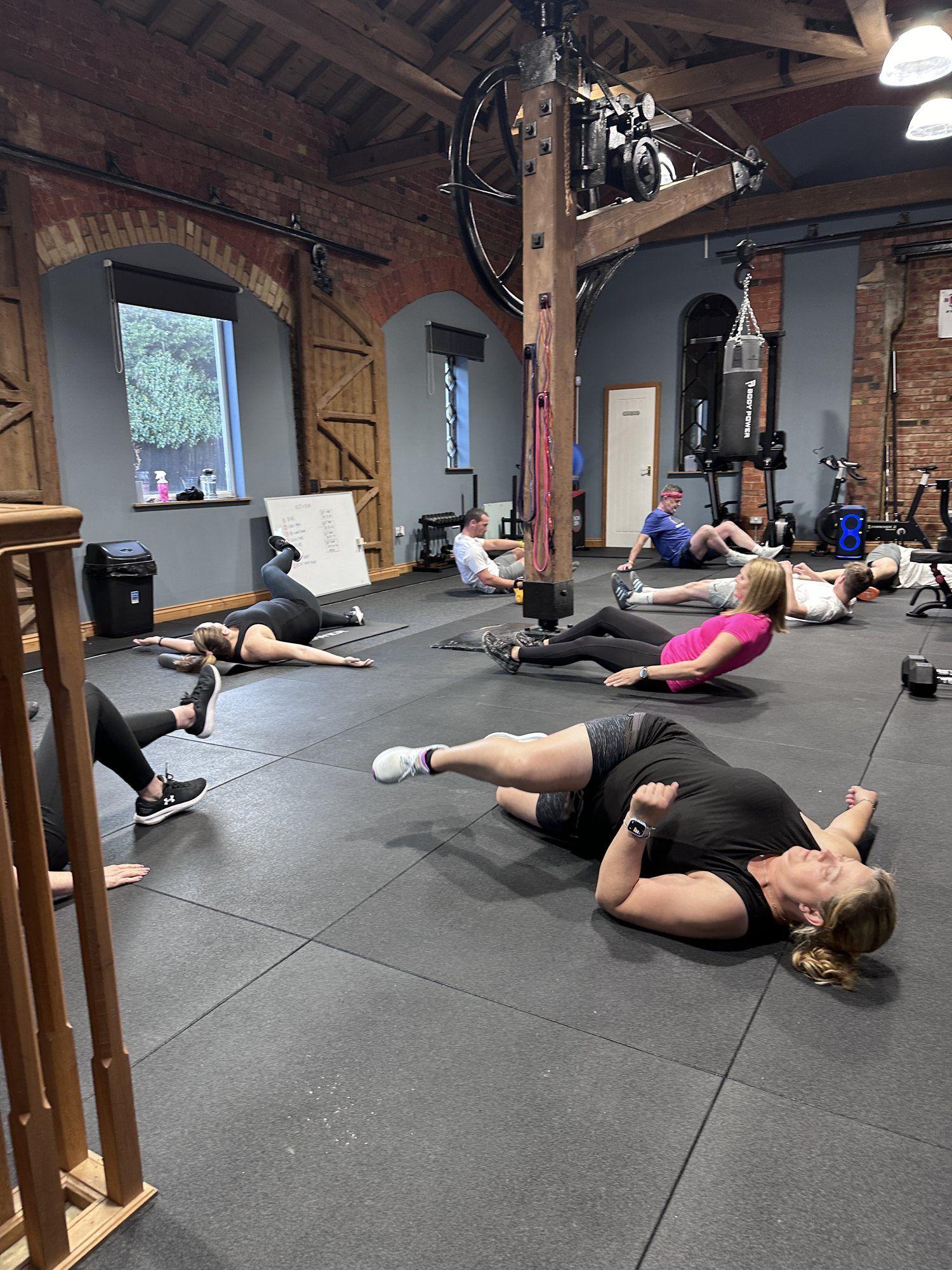 A session warm-up at The Engine Shed