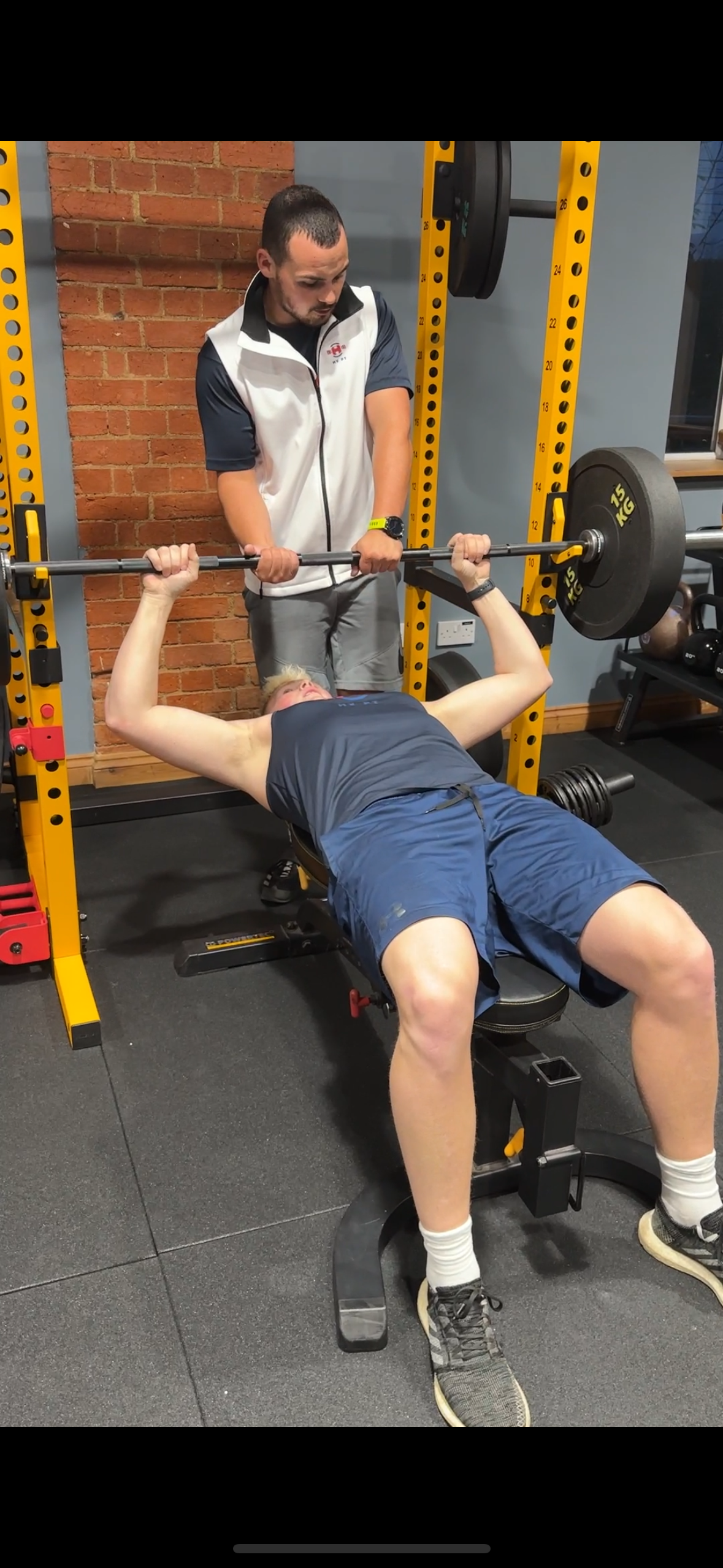 Bench press coaching