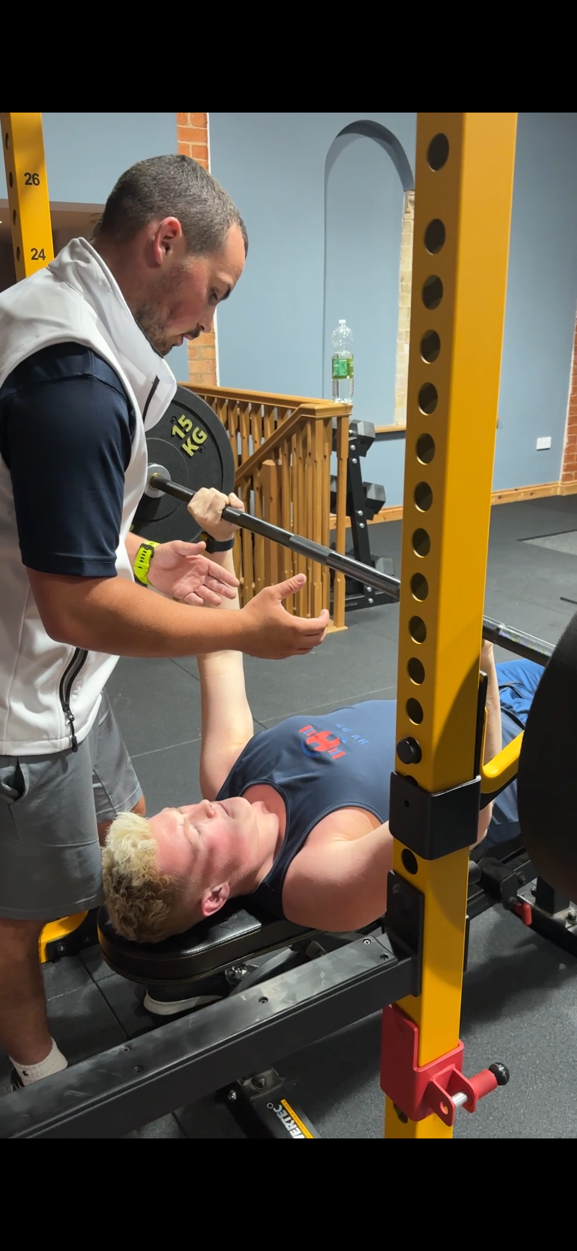 Bench press coaching form