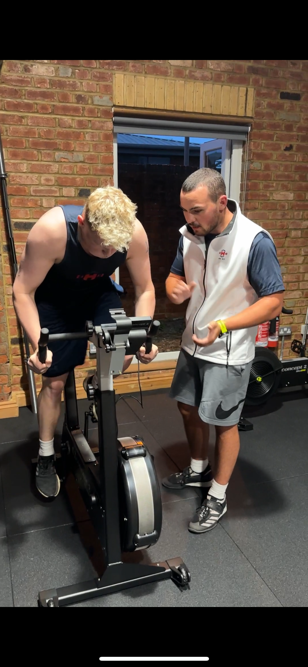 Concept 2 Bike Erg coaching