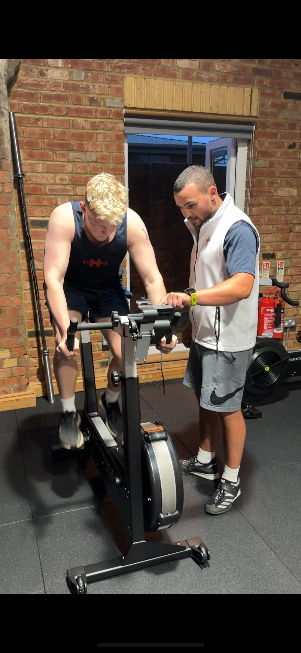 Coaching on the Concept 2 Bike Erg