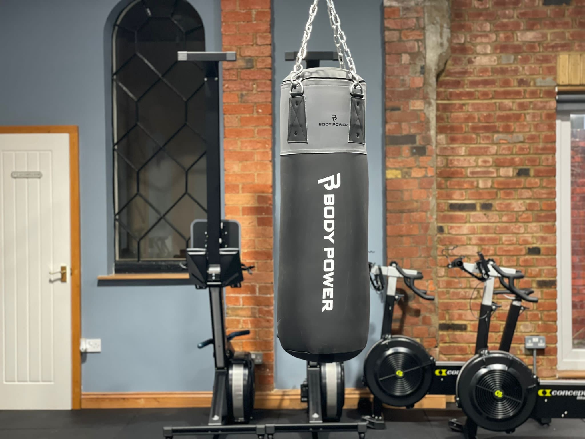 Boxing bag at The Engine Shed