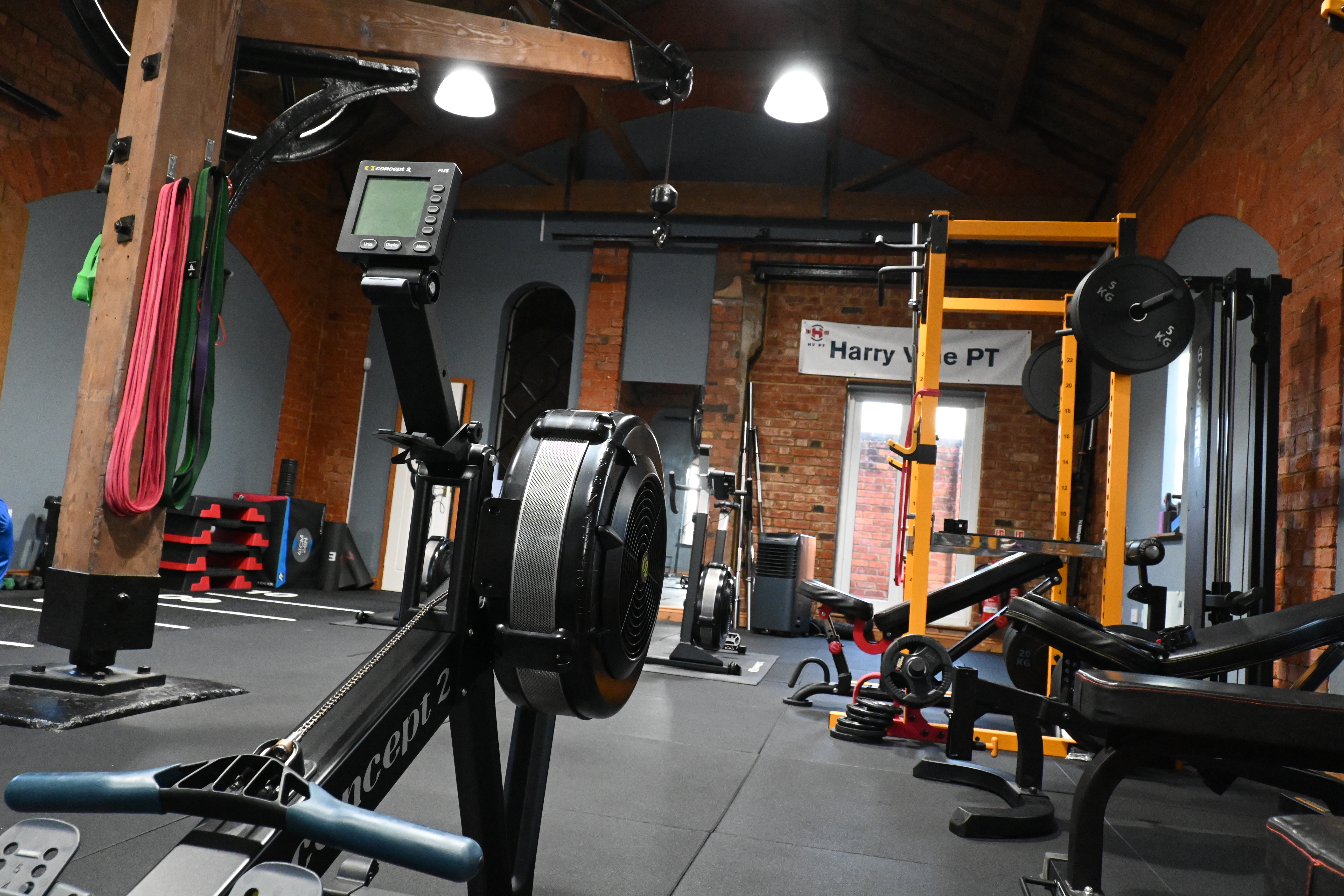 Concept 2 RowErg view