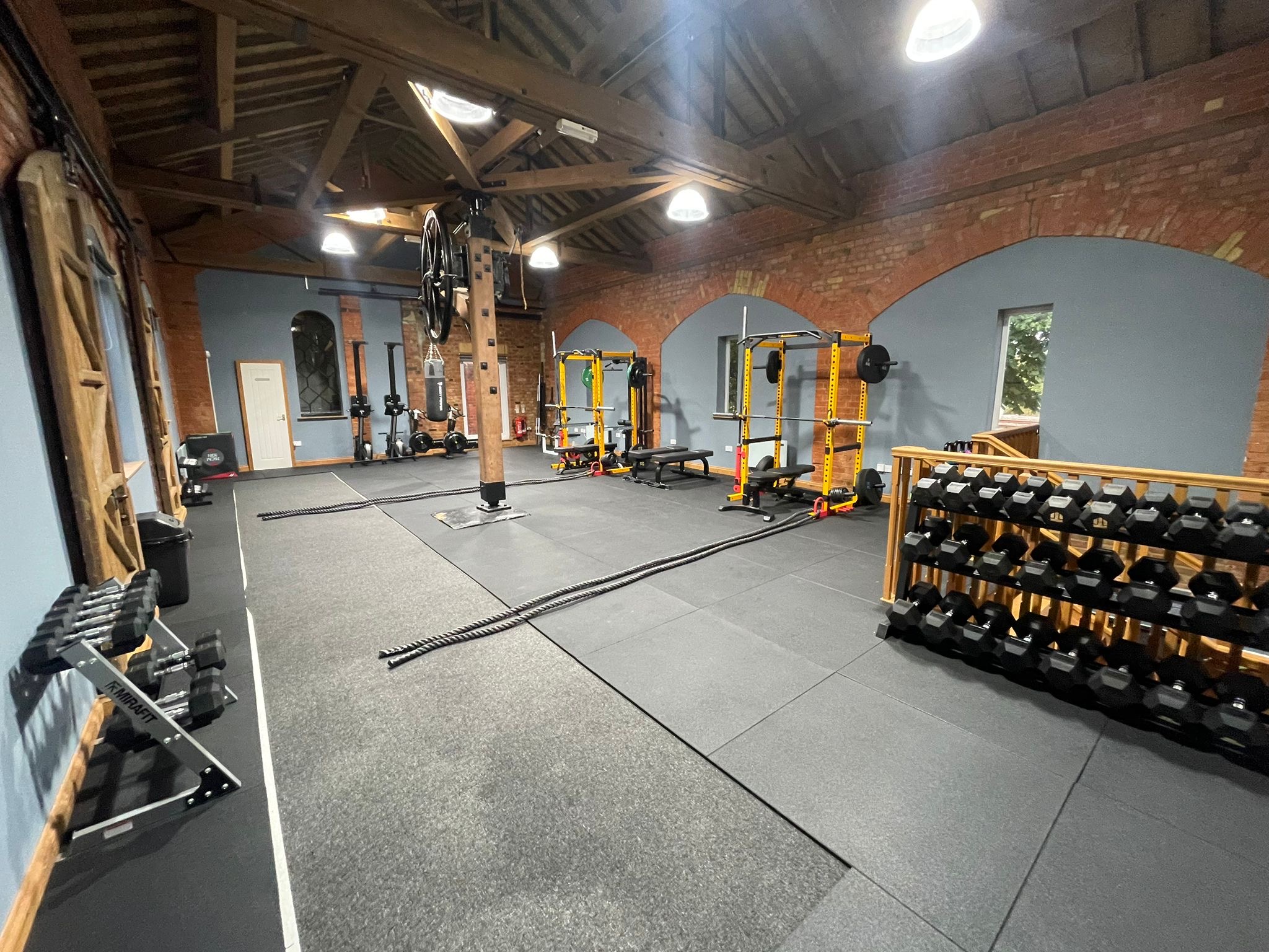 HIIT+RUN session layout