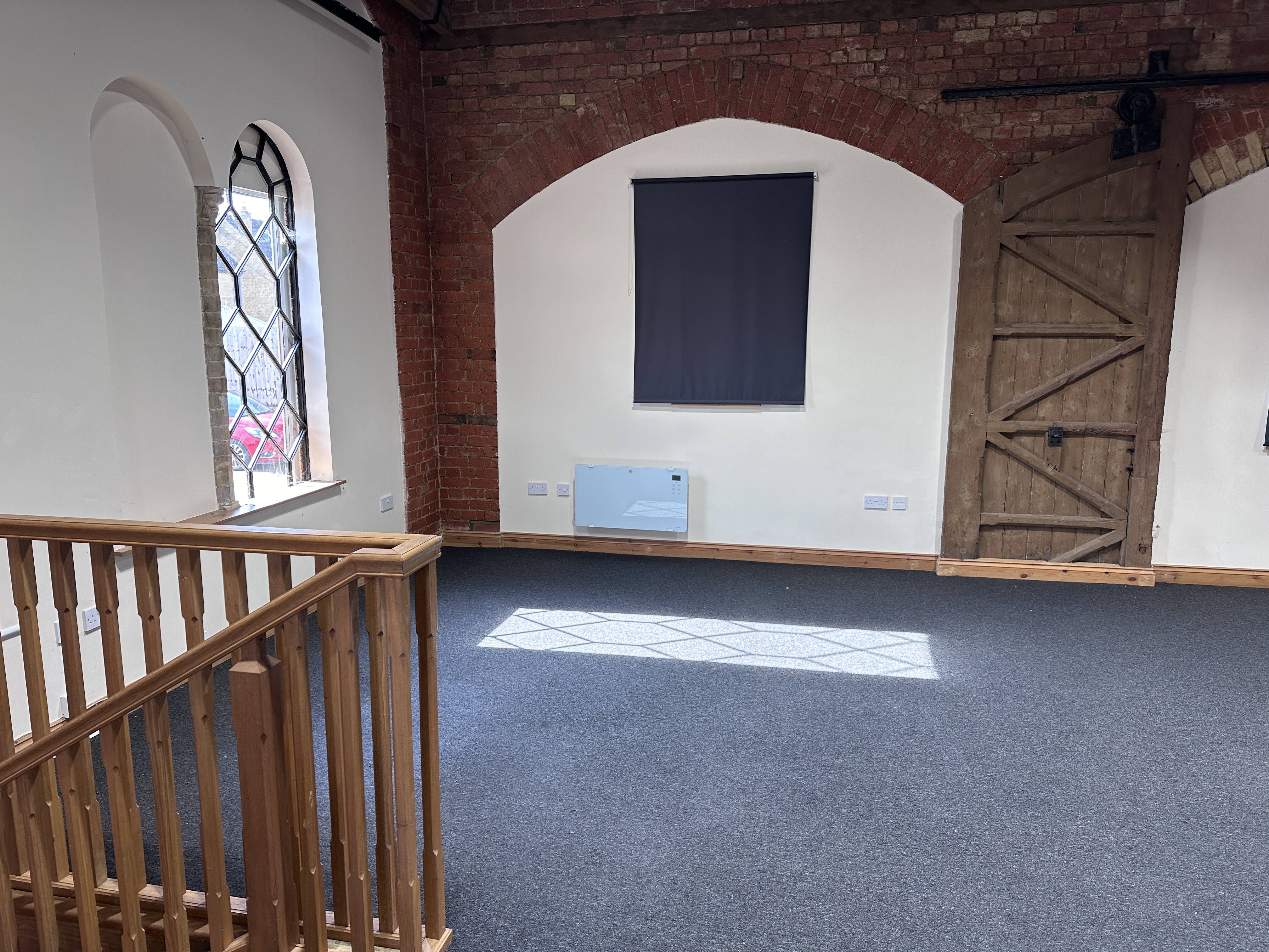 Pre-fit-out gym floor