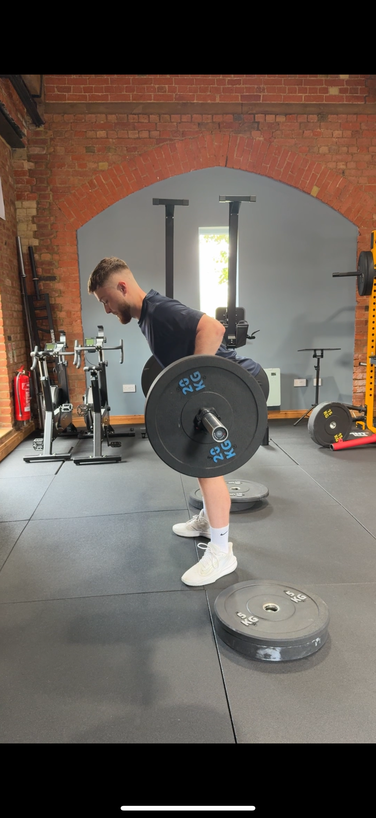 Bent over row exercise